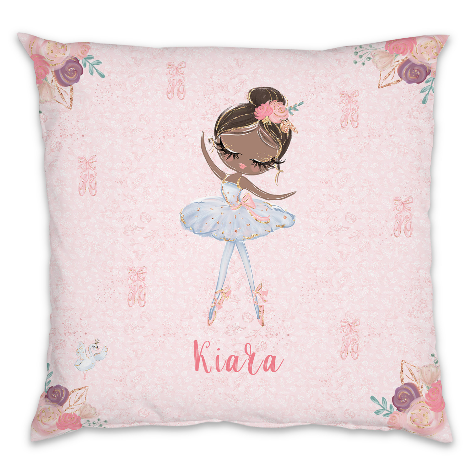 Ballerina 2 - Kissen mit Namen
