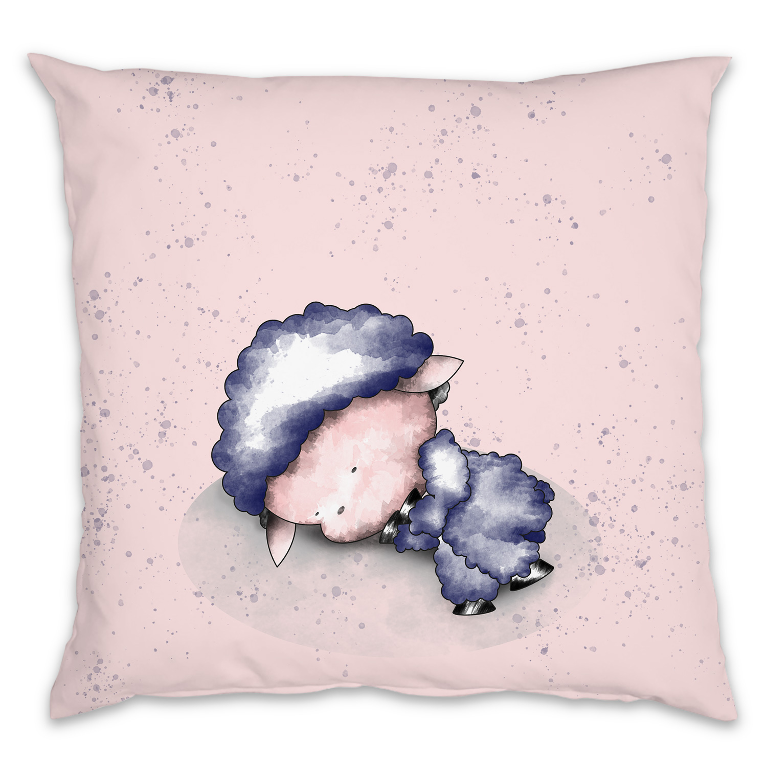 Little sheep - Kissen mit Namen