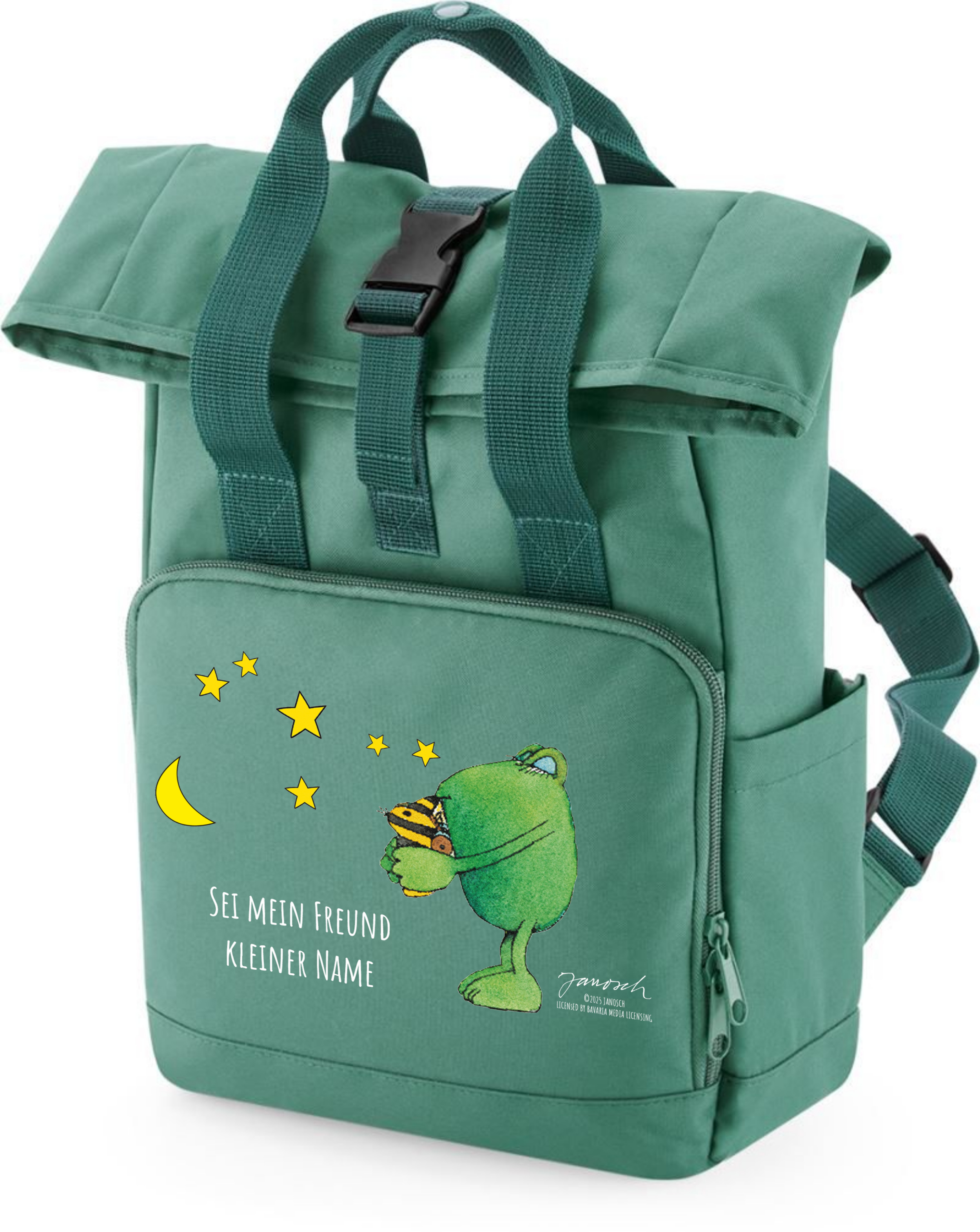 Janosch - Sei mein Freund - Rucksack - Grün