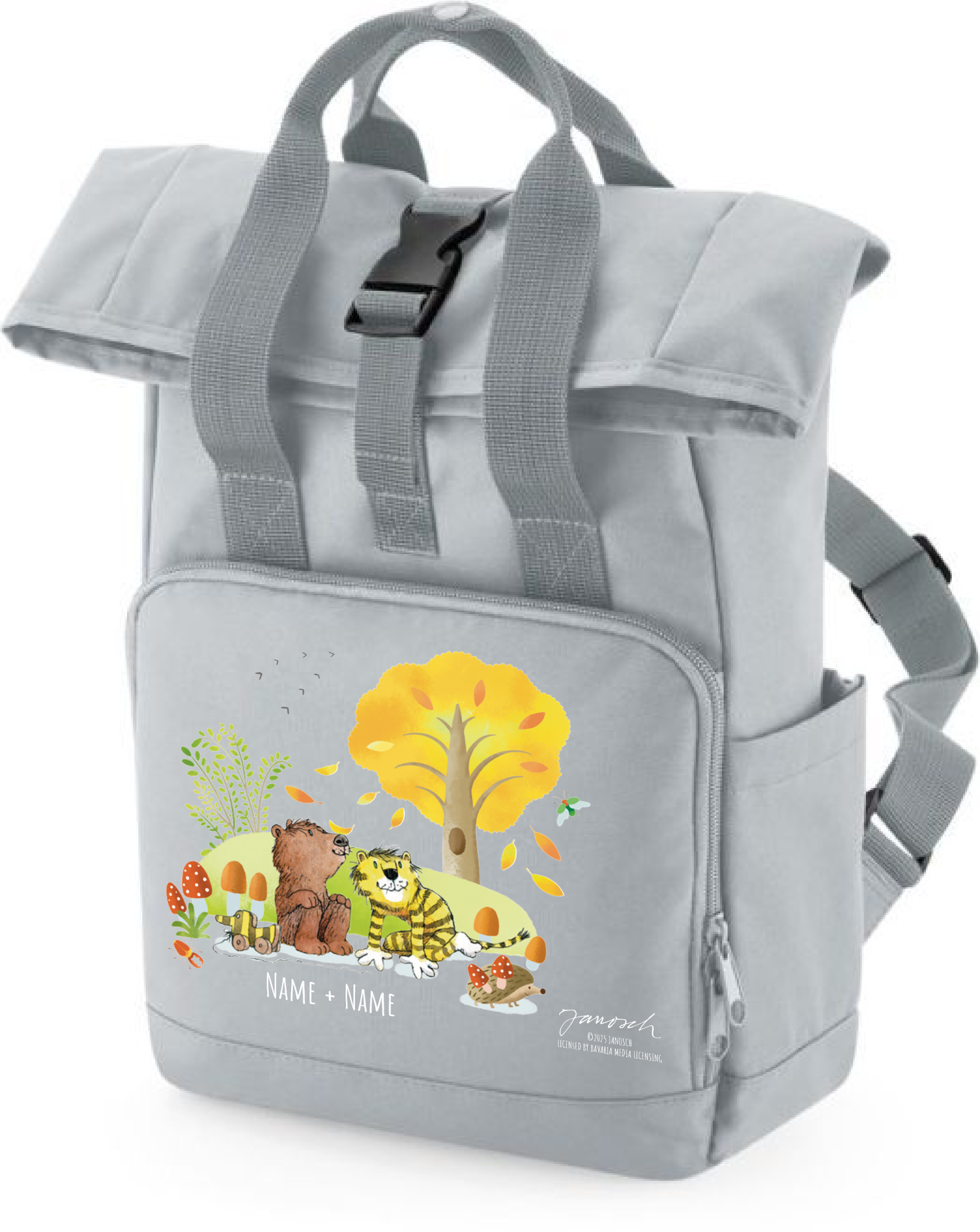 Janosch - Naturfreunde - Rucksack - Grau