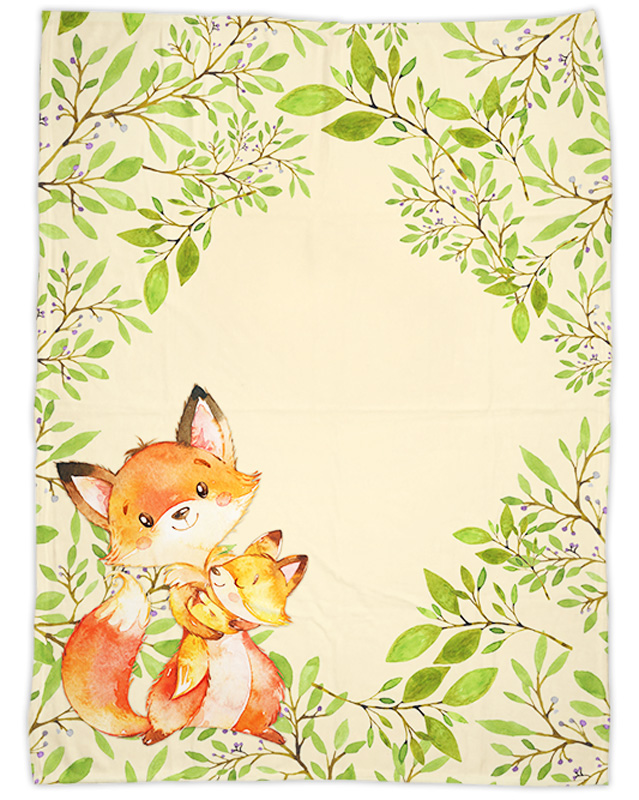 Good night, sleep tight - Babydecke mit Namen