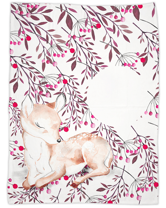 Rehlein - Babydecke mit Namen