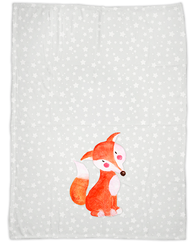Fuchs - Babydecke mit Namen