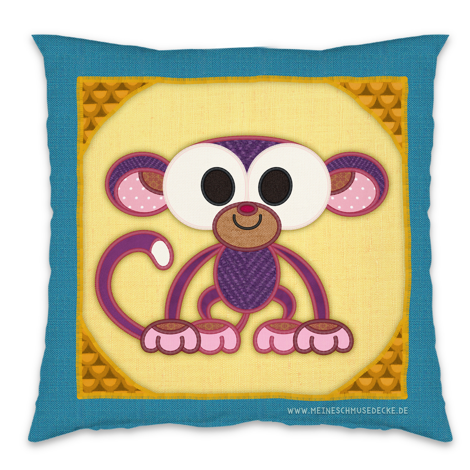 Kissen mit Affe
