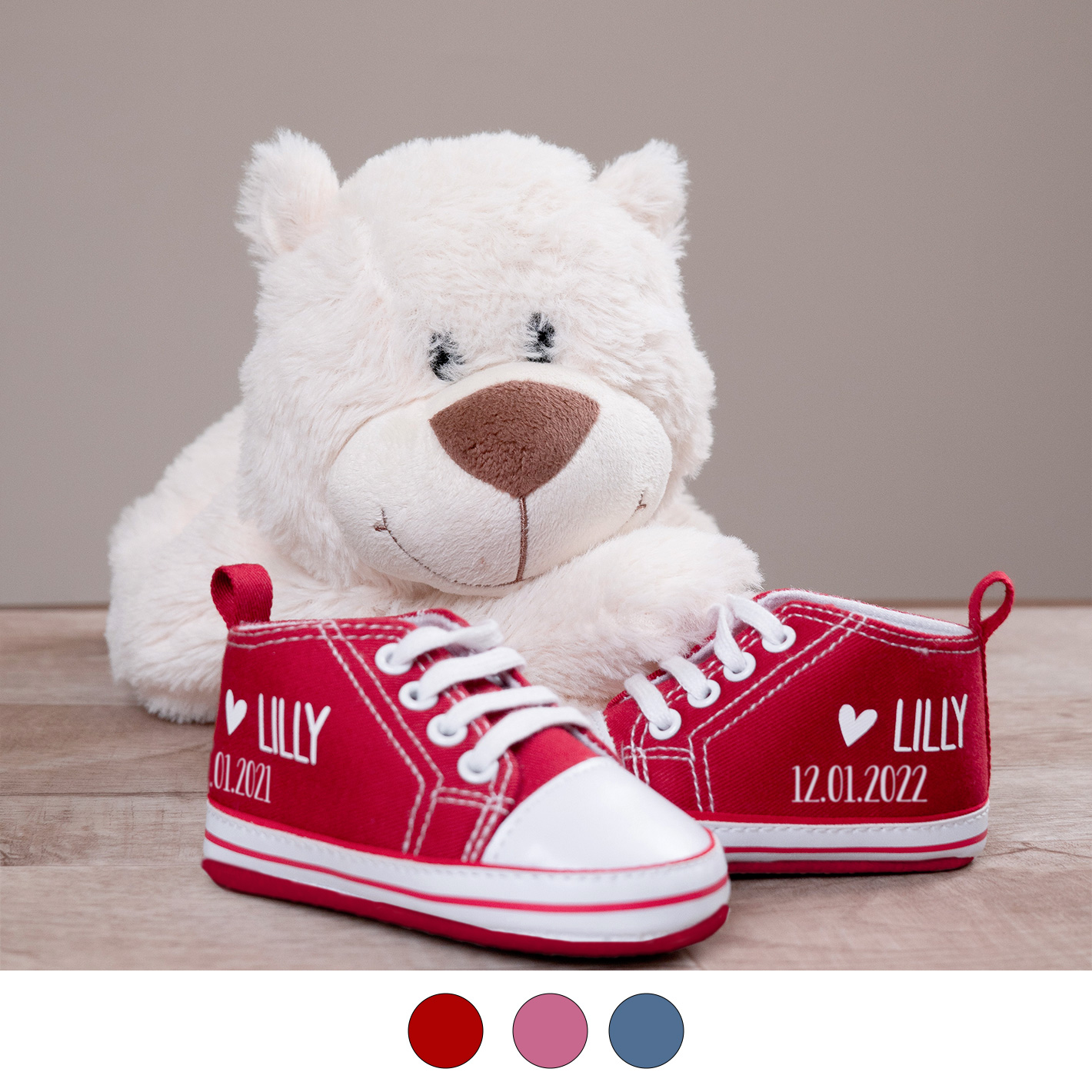 Baby Canvas Sneaker - rot