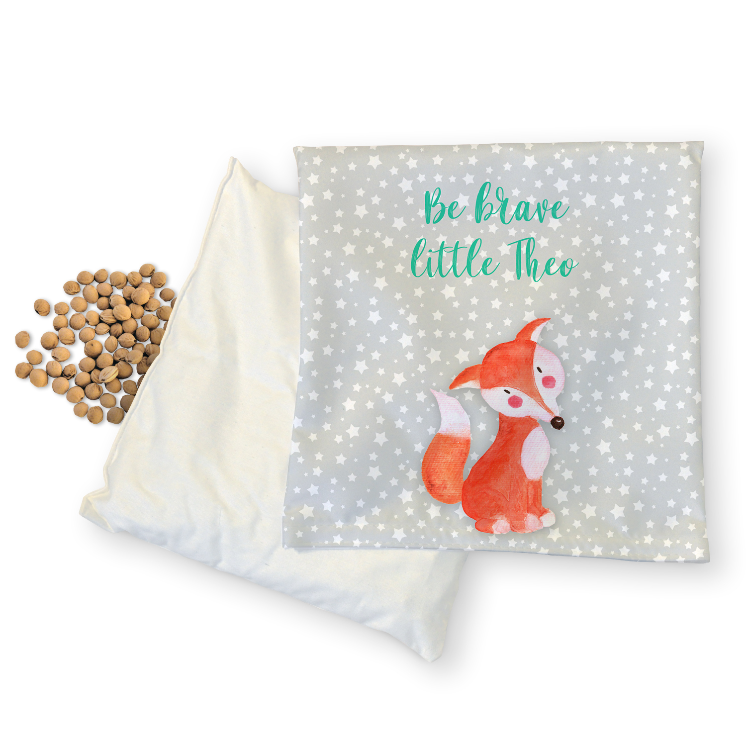 Fuchs - Kirschkernkissen mit Namen