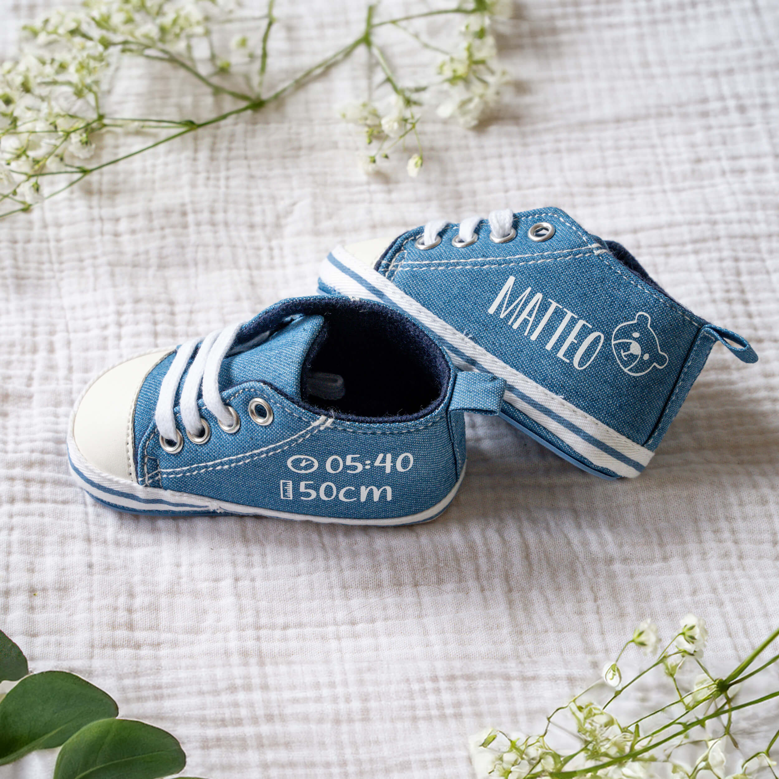 Baby Sneaker mit Namen - 16 EU
