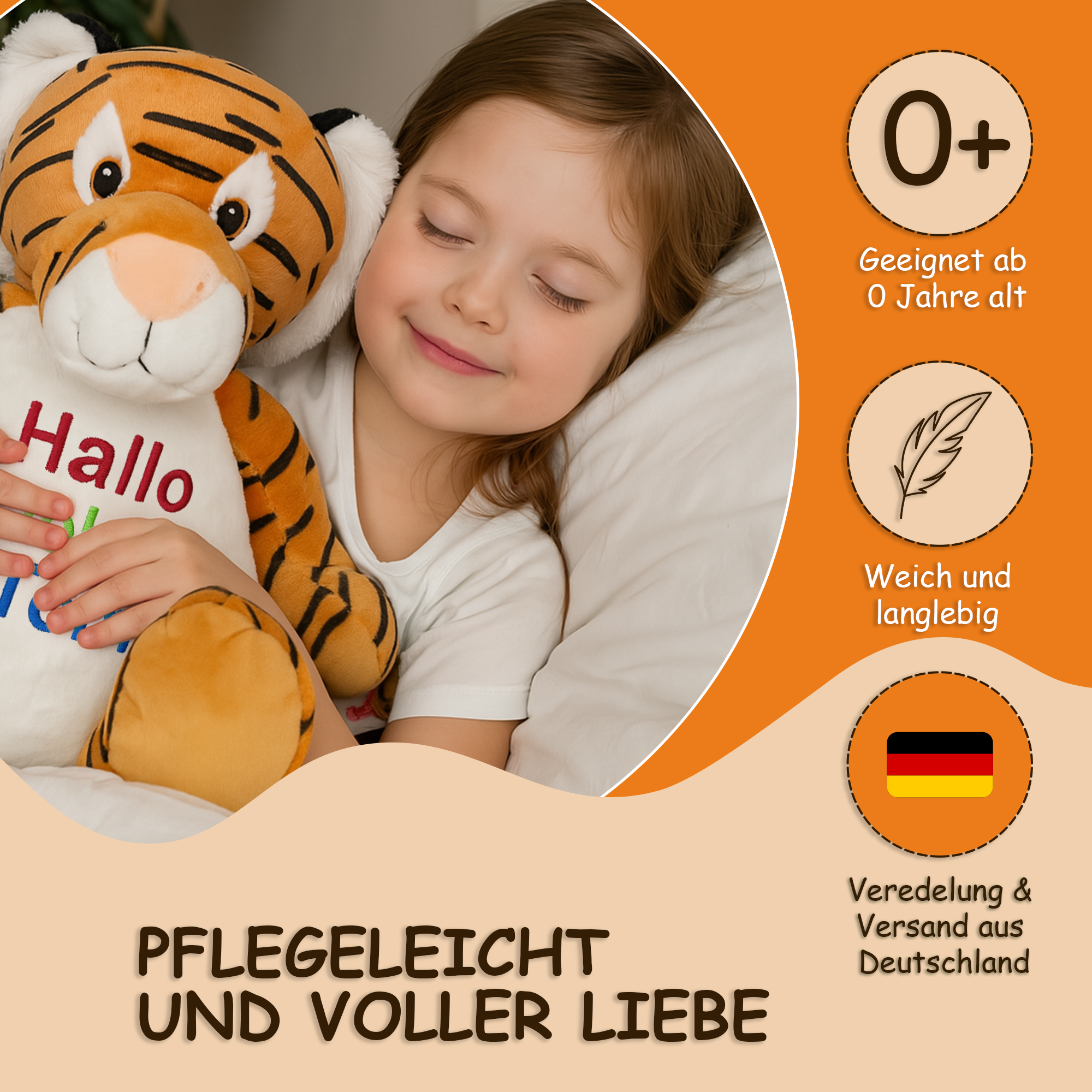Tiger Tory mit hochwertigem Stick für eure Kleinen