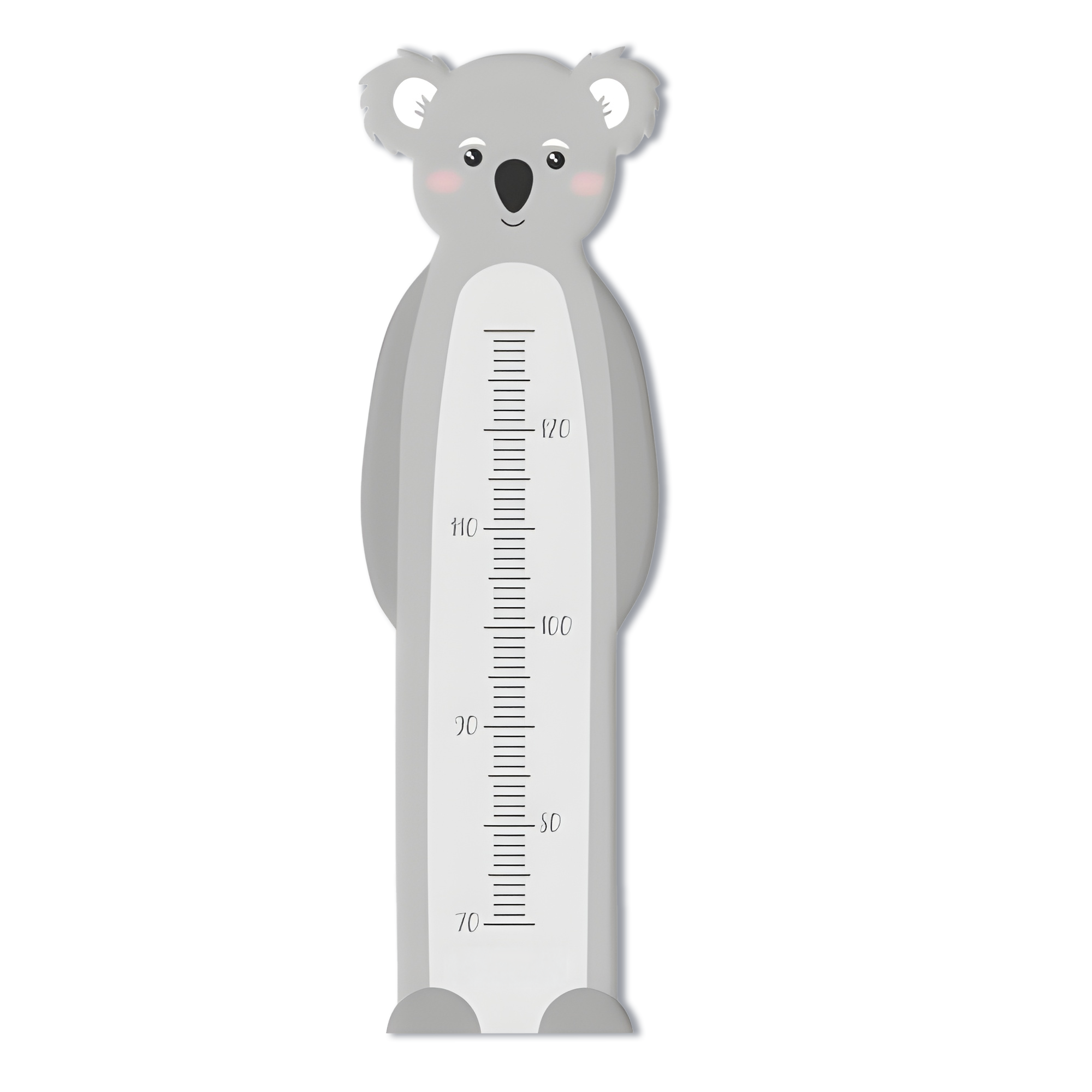 Messlatte für Kinder personalisiert mit Namen und eigenen Texten - Design Koala