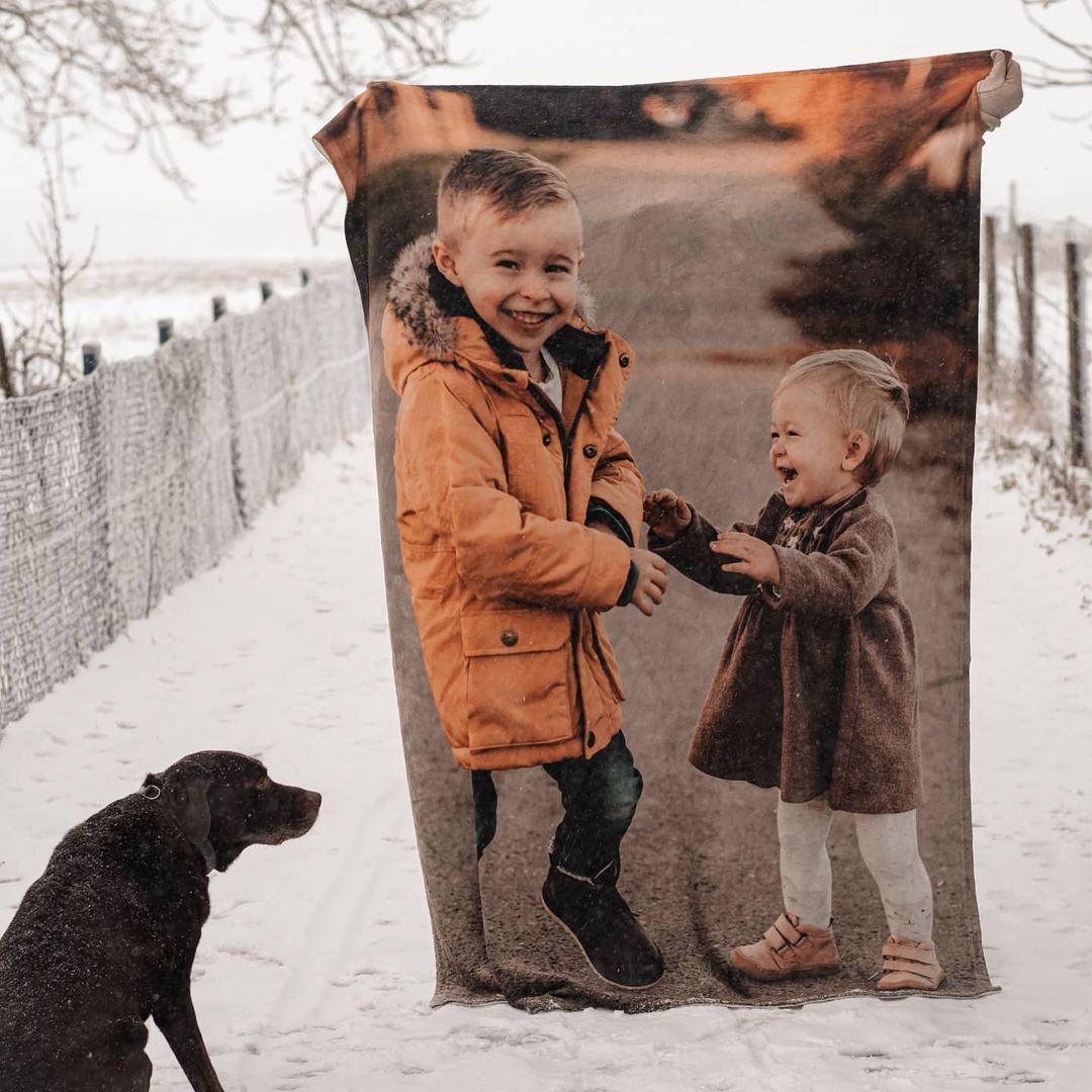 Kuscheldecke 125 x 155 cm, selbst gestalten