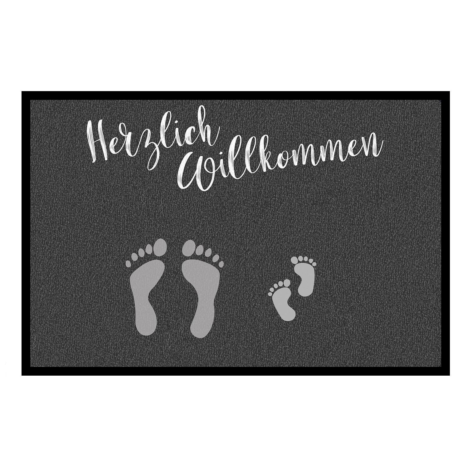 Fußabdrücke  - 1 Erwachsener, 1 Kind