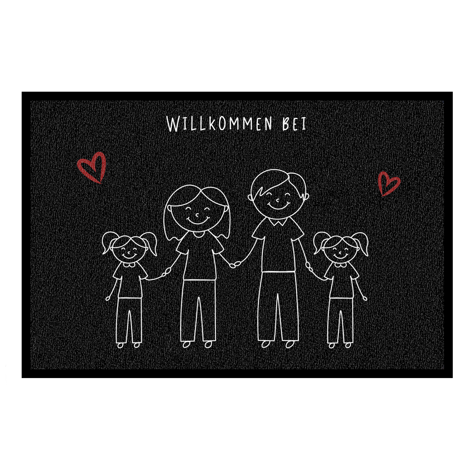 Familie - Mama, Papa, 2 Töchter