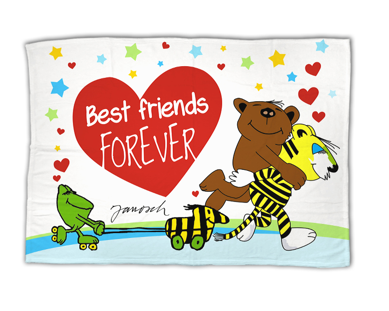 Janosch - Best Friends - Kuscheldecke