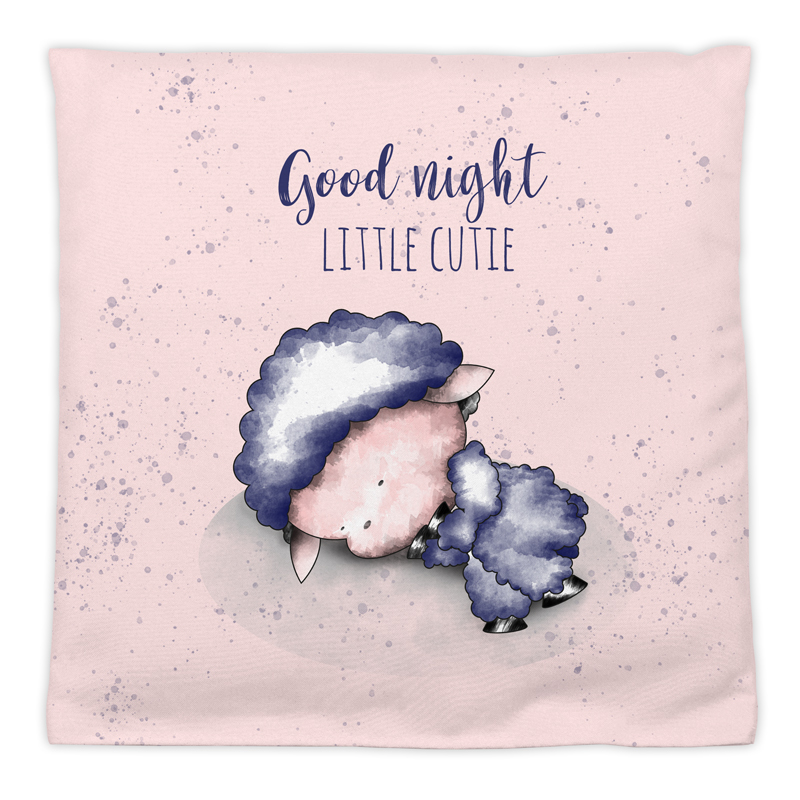 Little sheep - Kirschkernkissen mit Text