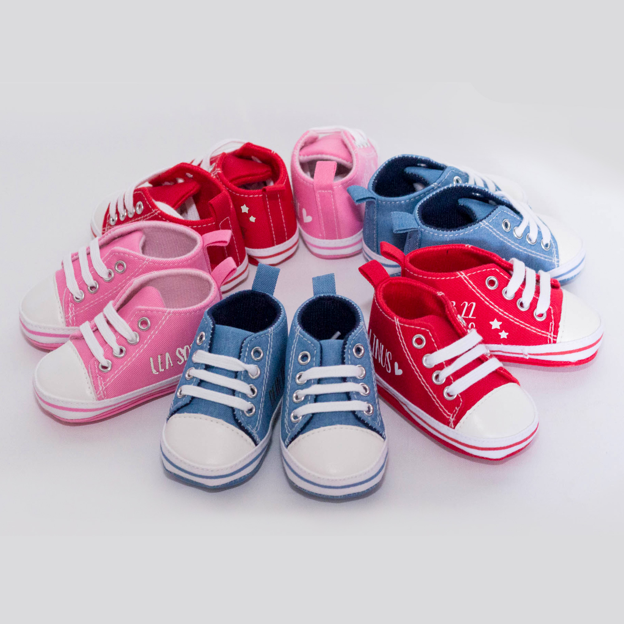 Baby Sneaker mit Namen - 16 EU