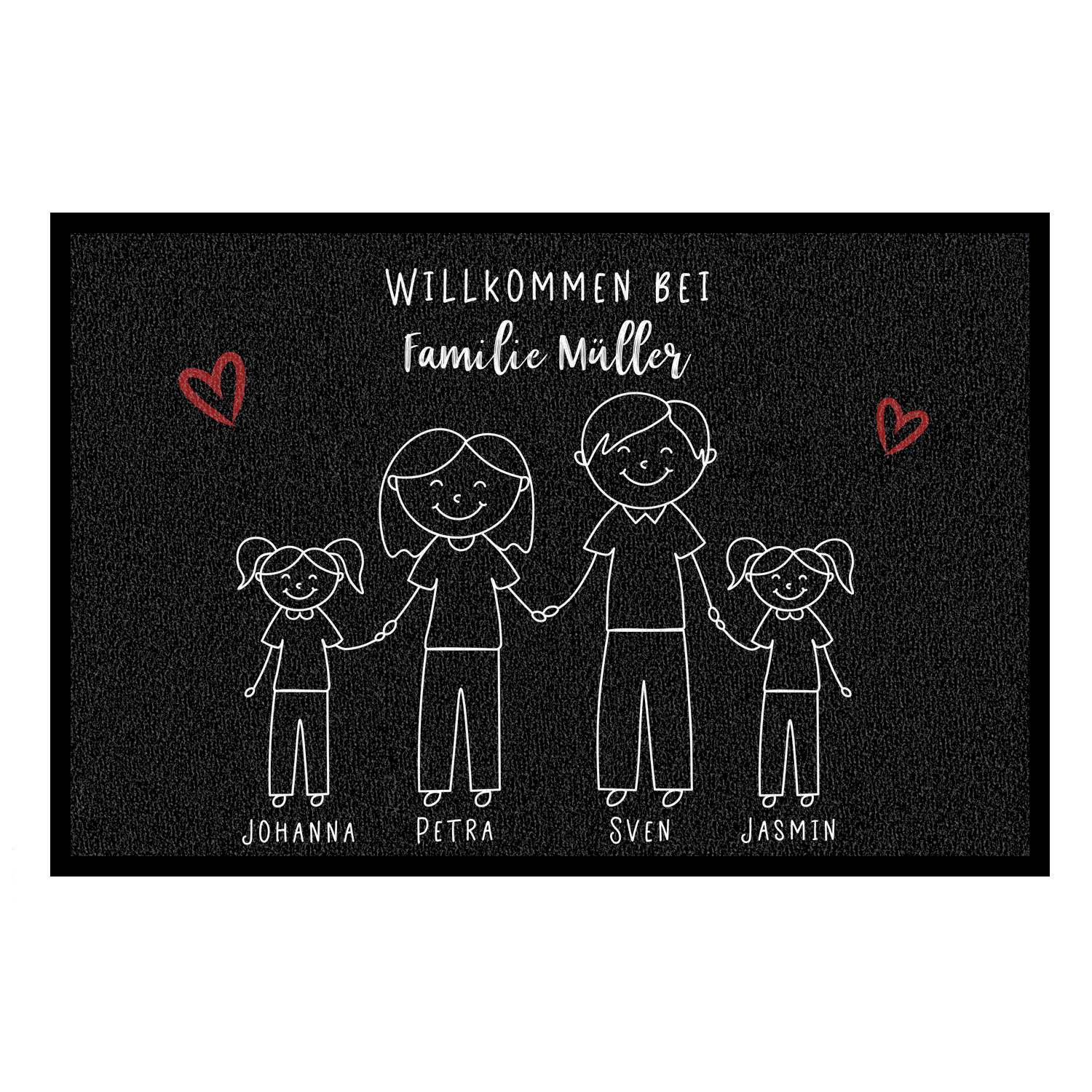 Familie - Mama, Papa, 2 Töchter
