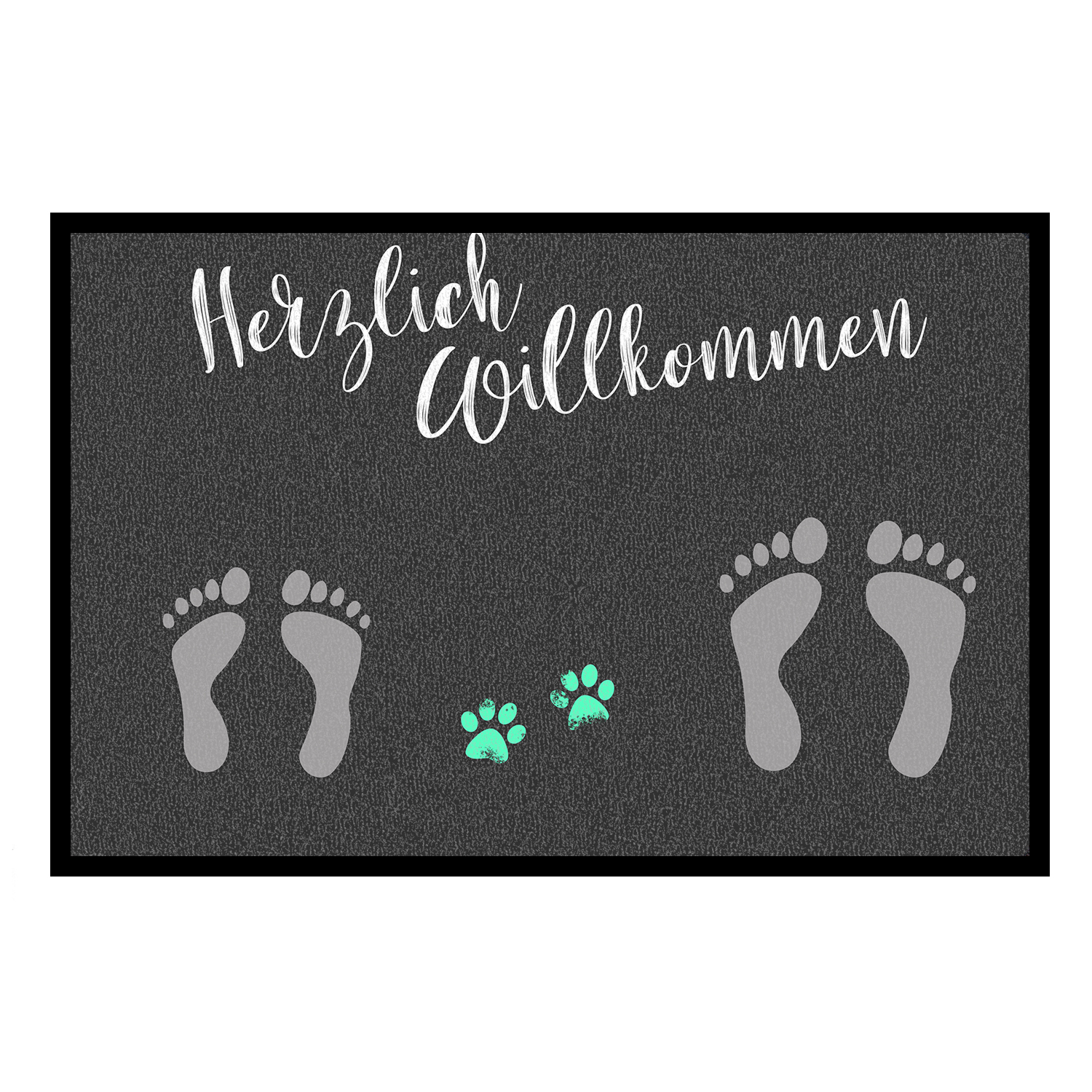 Fußabdrücke Hundekind