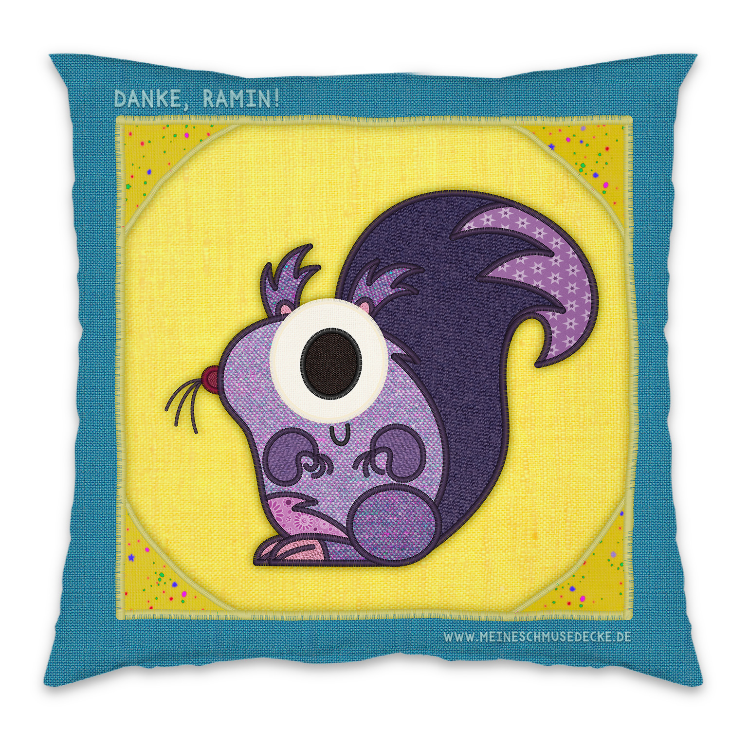 Kissen mit Eichhörnchen