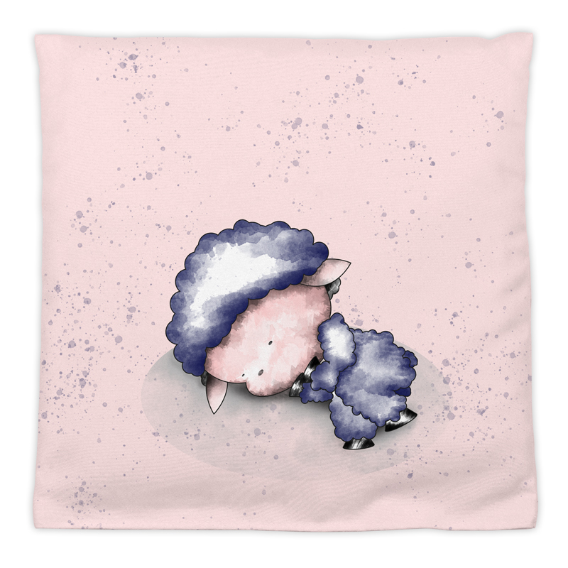 Little sheep - Kirschkernkissen mit Text