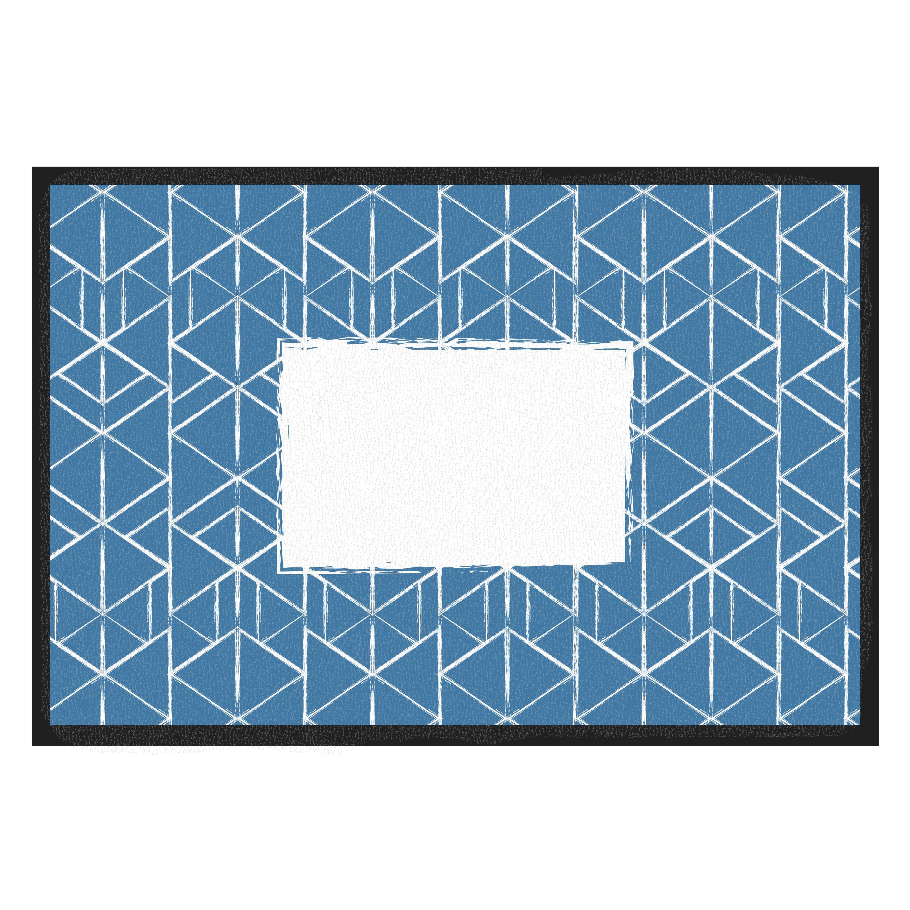 Fußabstreifer mit Familiennamen - Triangle