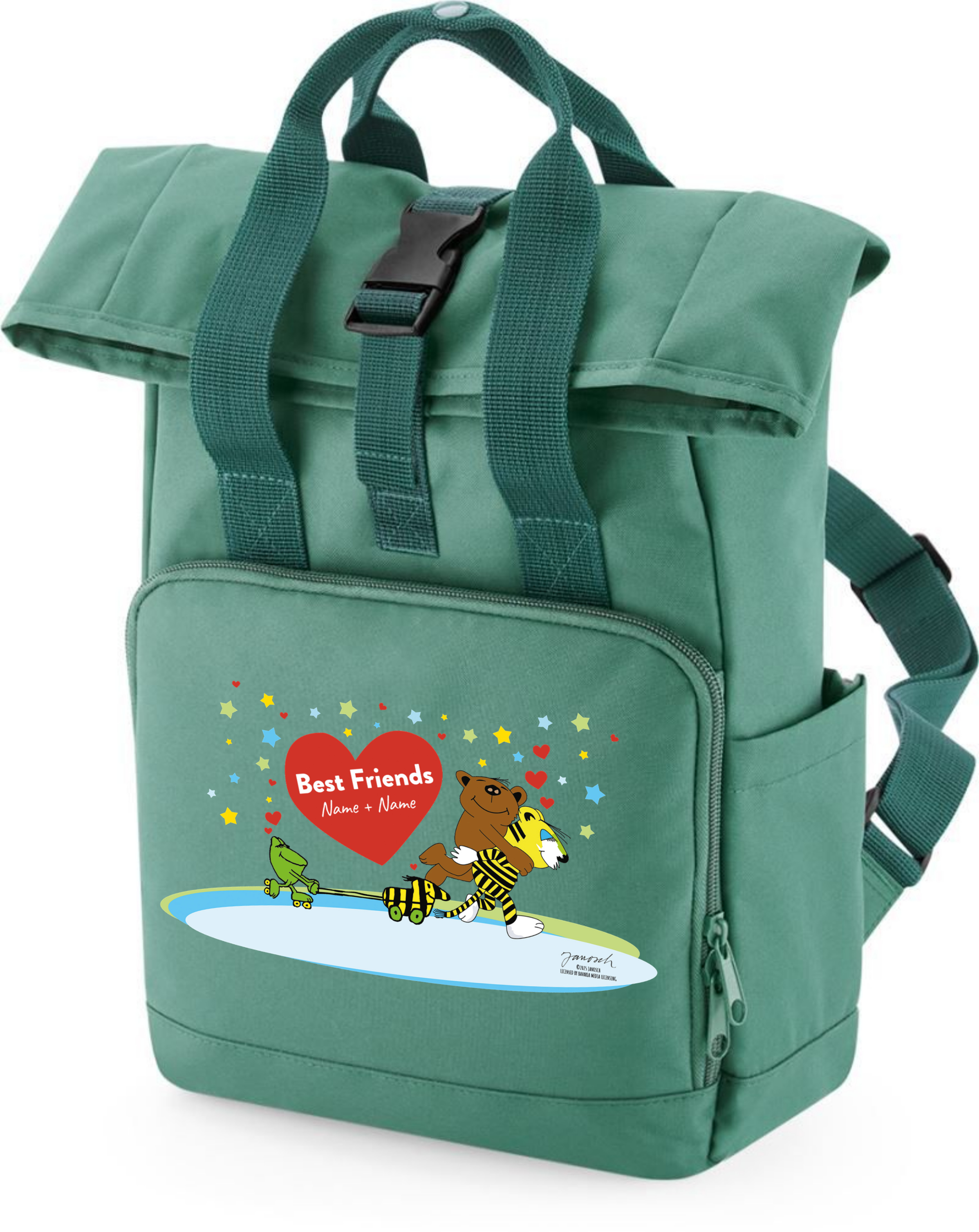 Janosch - Best friends - Rucksack - Grün