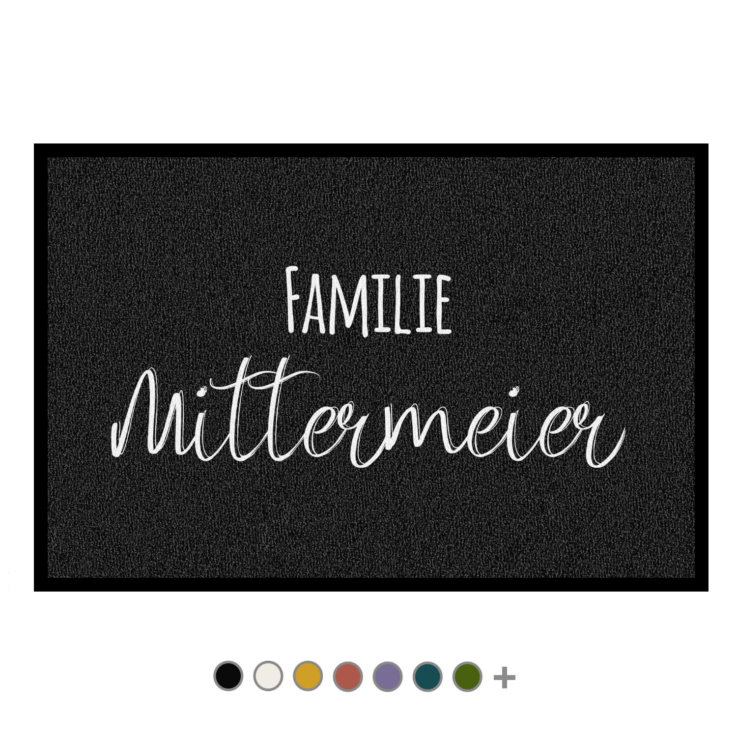 Fußmatte mit Familiennamen - Familie