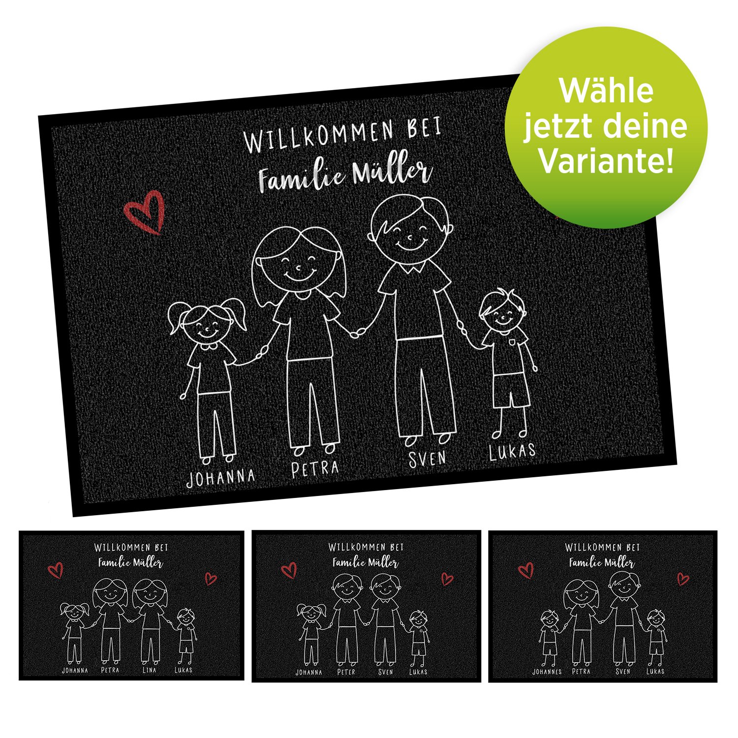 Wähle deine Familien Variante